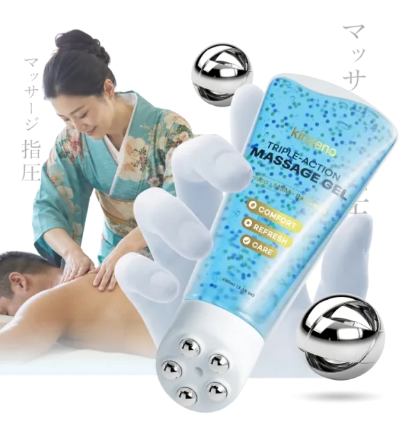 Shiatsu-inspired massage with the Kinzeno roller